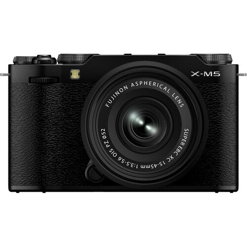 FUJIFILM X-M5 body, svart + XC15-45mm