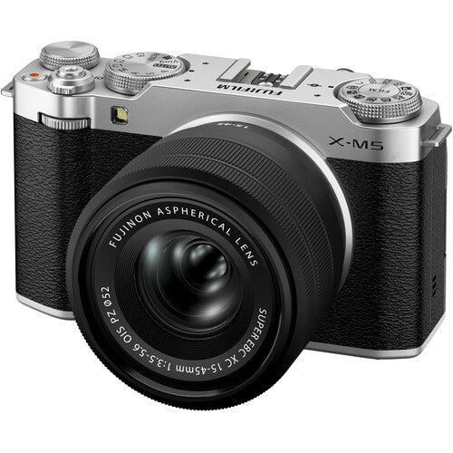 FUJIFILM X-M5 body, silfur